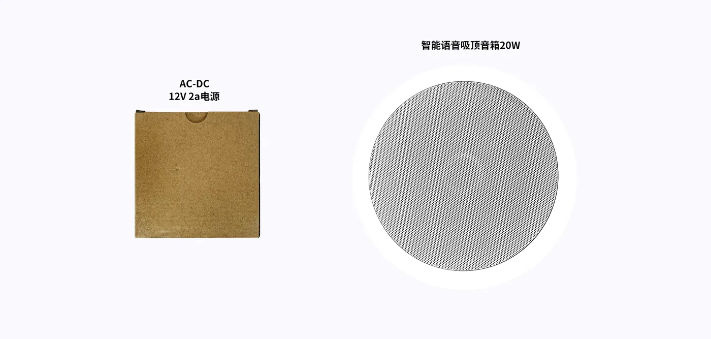 智能语音吸顶音箱